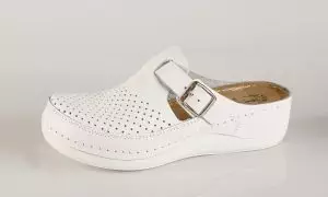 Fratelli Babb D300 – bijela ženska klompa – VV obuća …