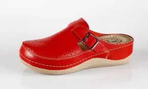 Fratelli Babb D300 – crvena ženska klompa – VV obuća …